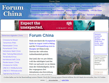 Tablet Screenshot of forumchina.de